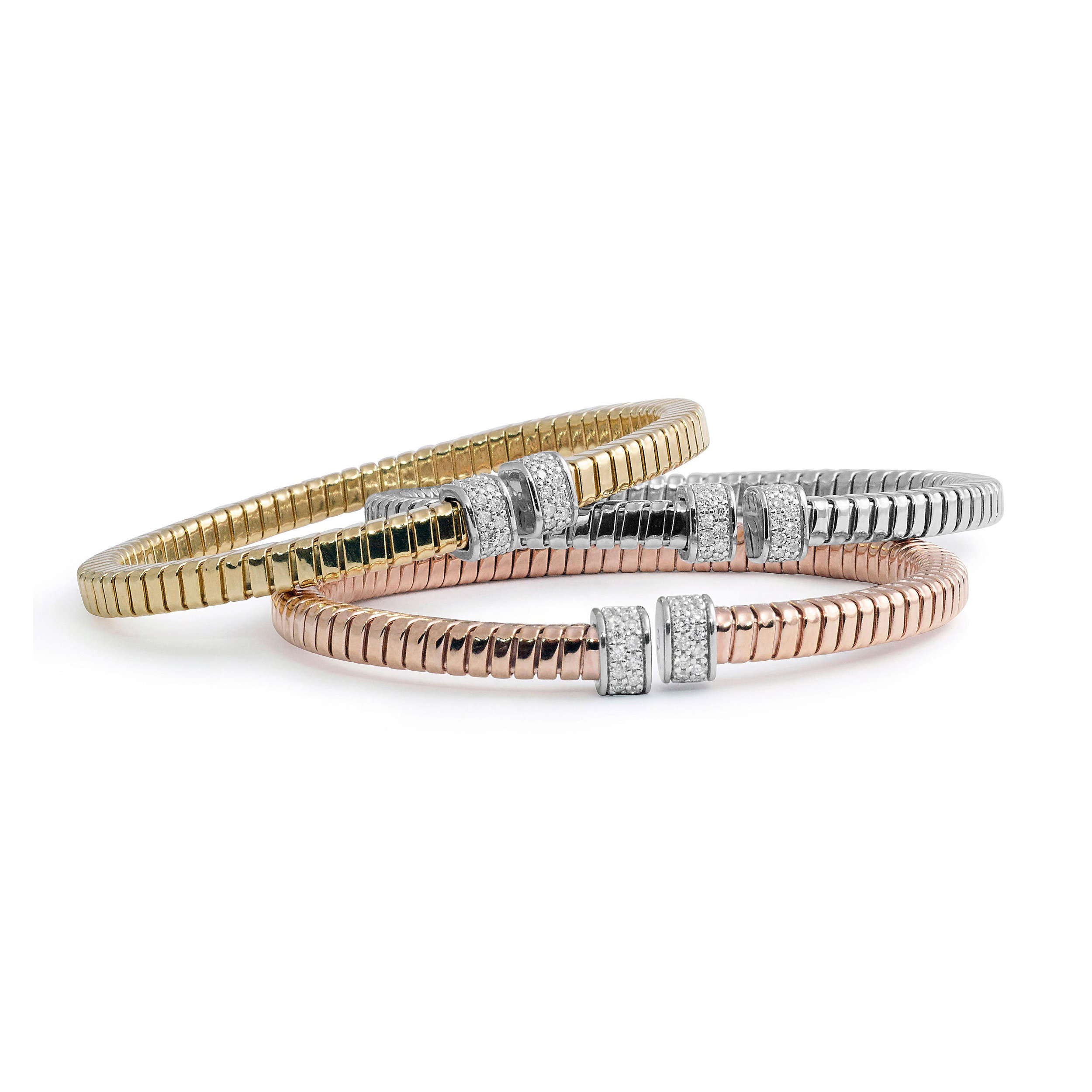 Rose Gold and Diamond Cuff