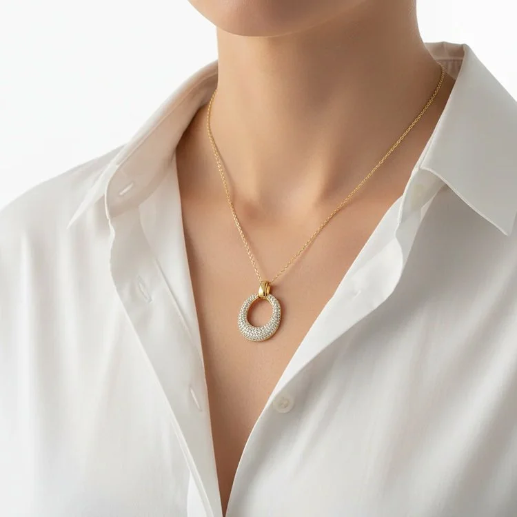 Model-Wearing-14K-Yellow-Gold-Diamond-Pave-Pendant-Necklace-BSPS420144.jpg (Copy)