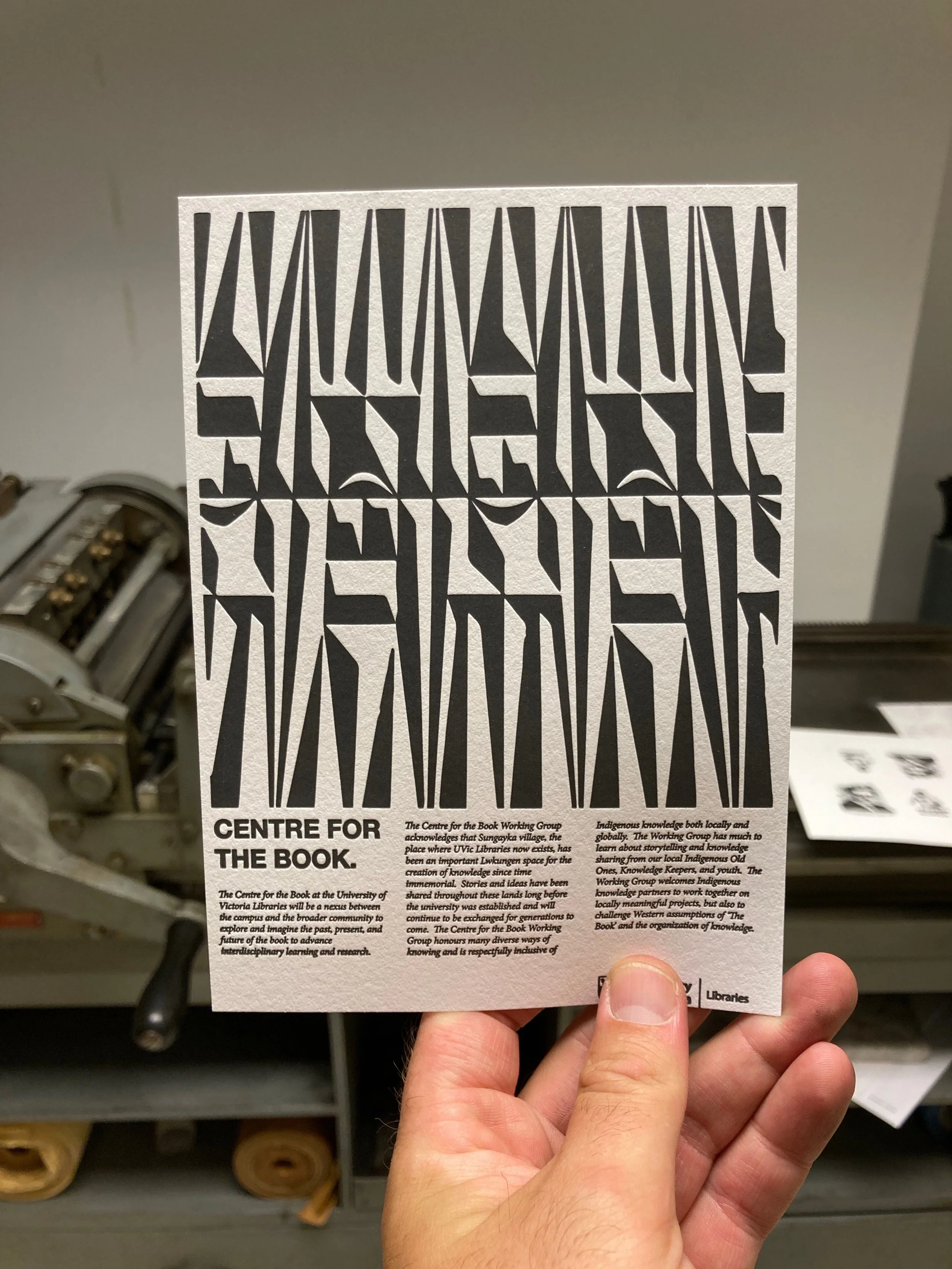 2023 Letterpress Set Up