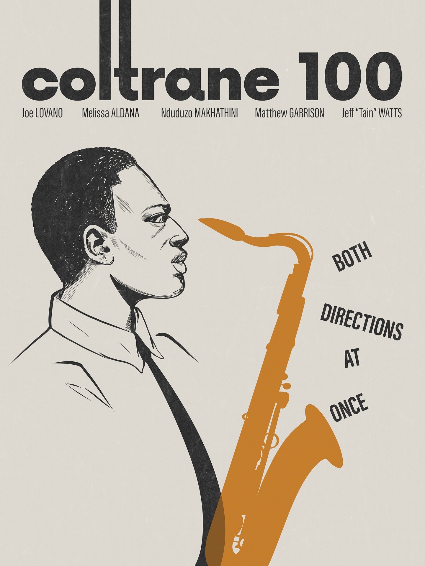 John Coltrane&rsquo;s 100th Birthday Anniversary Tour template for International Music Network.

Collaborated with the Coltrane estate to ensure marketing materials avoided replicating any specific photograph, while still capturing his essence. Study
