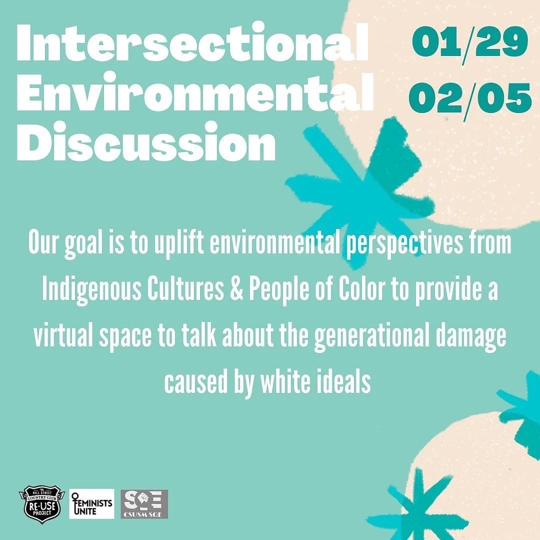 intersectional environmental discussion 2022 flyer