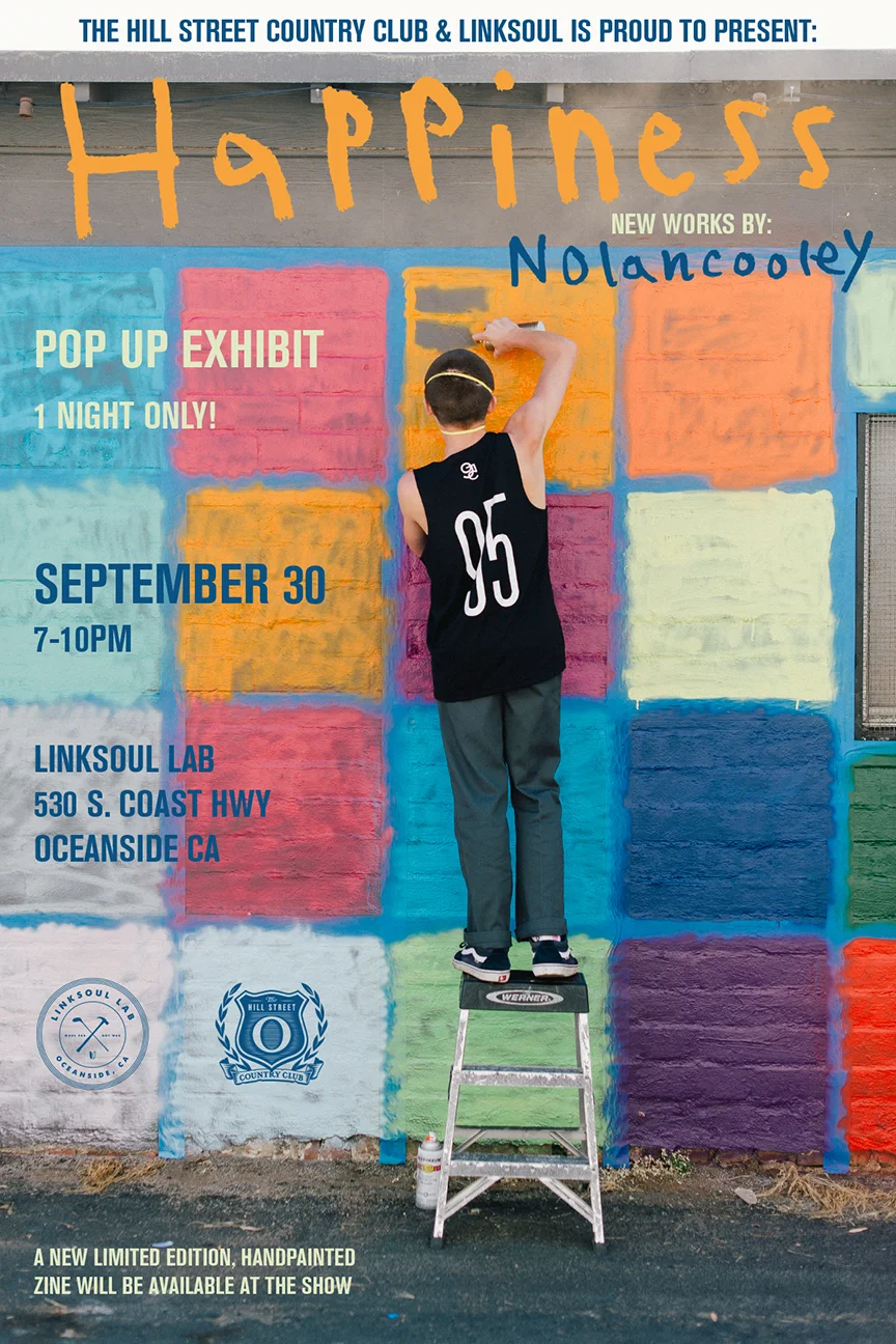nolan cooley pop up exhibit flyer