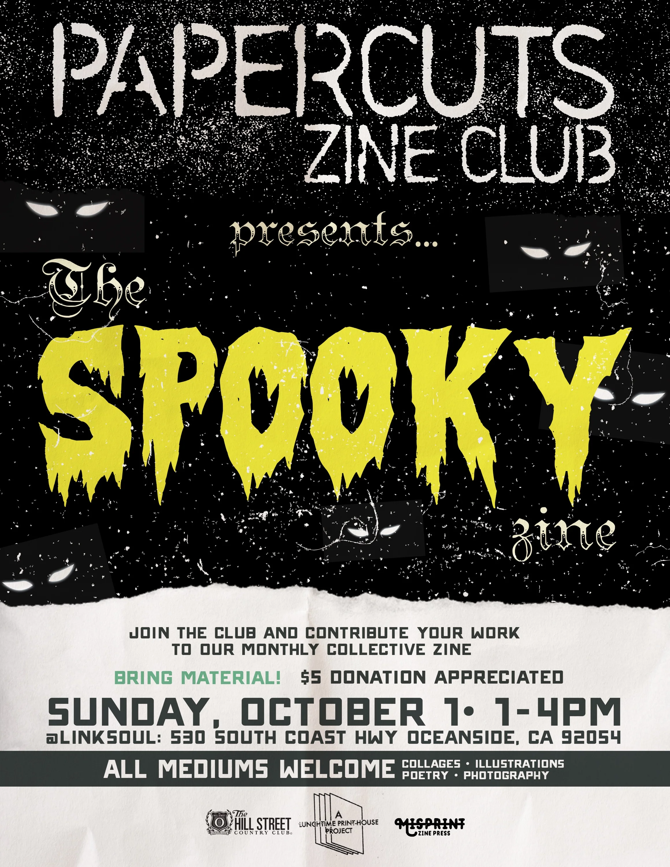 Papercuts presents: The Spooky Zine | Zine Club Meeting