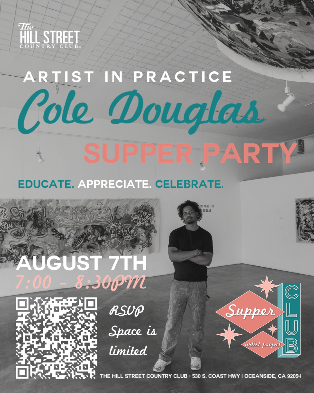 The Supper Club Artist Project Dinner