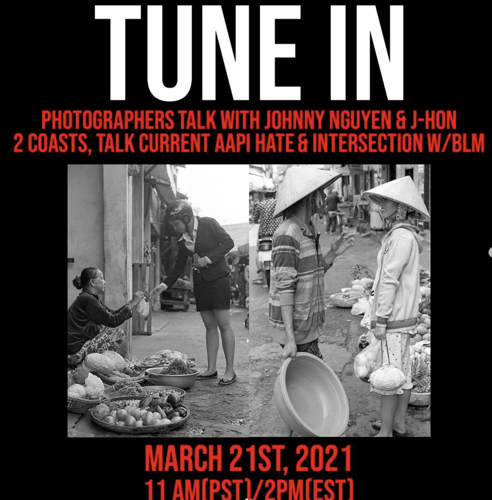 tune in normalize radical photographers talk flyer