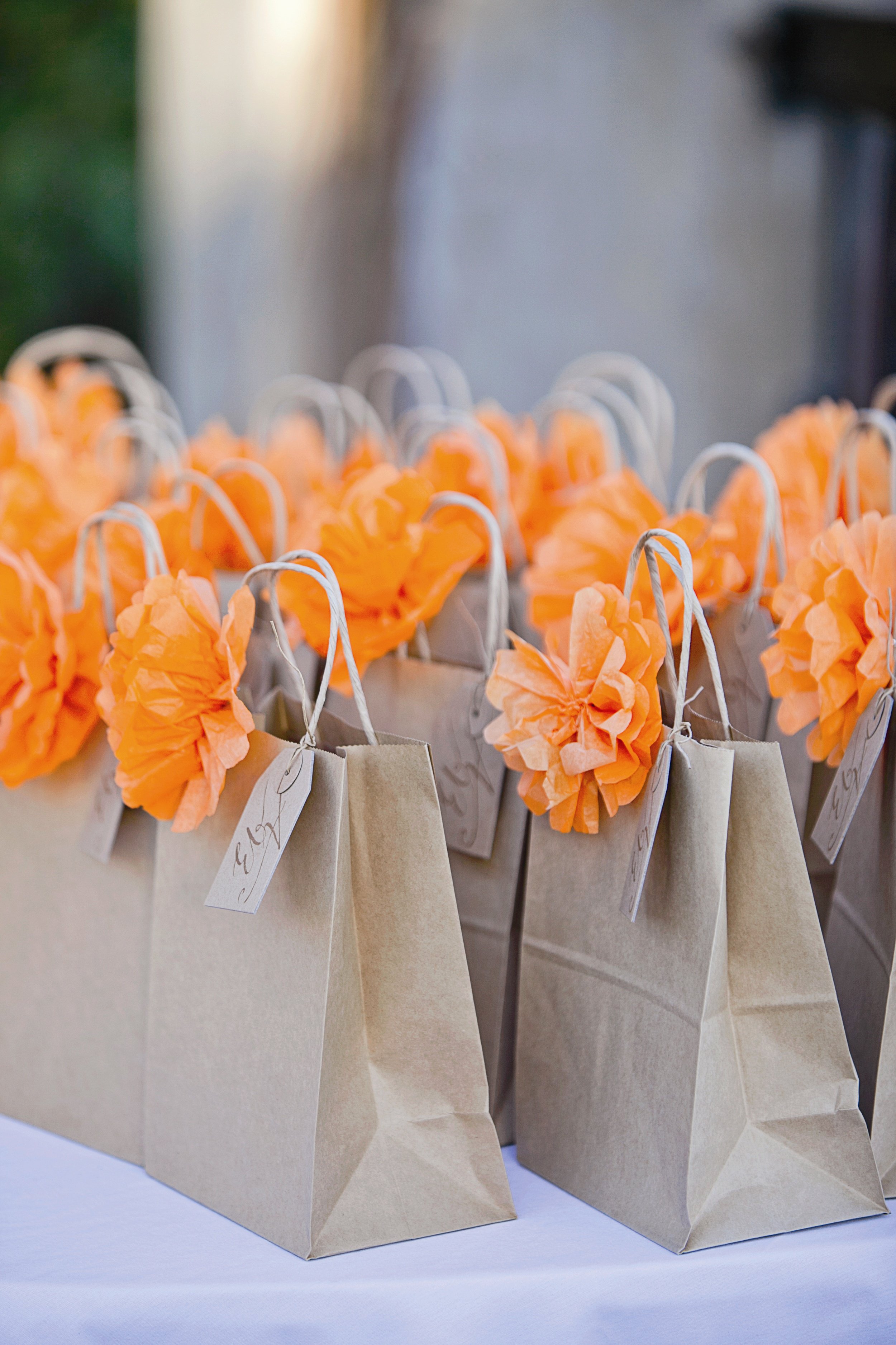DIY welcome bags for wedding guests