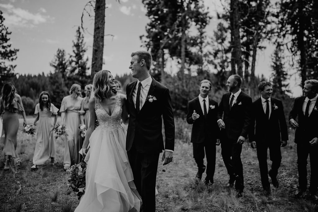 Blackhawk on the River wedding by Ira and Lucy McCall Idaho