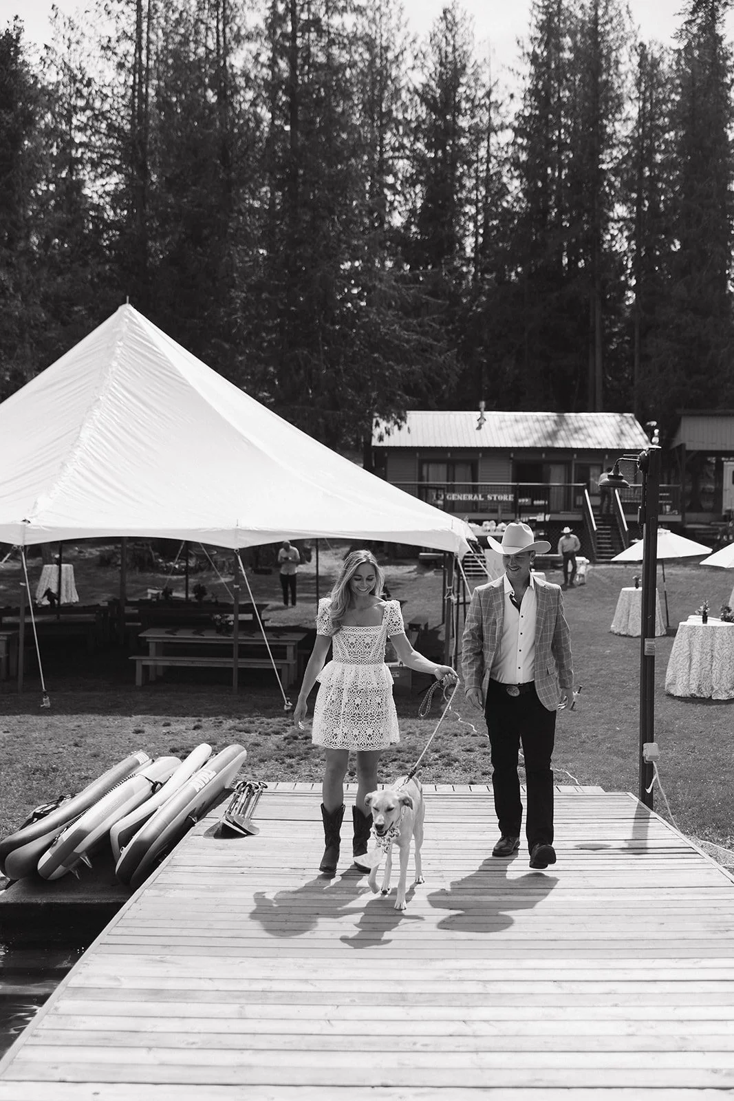 Pontoon Boats, Beer Trucks, Pups and General Store Gift Giving Station
