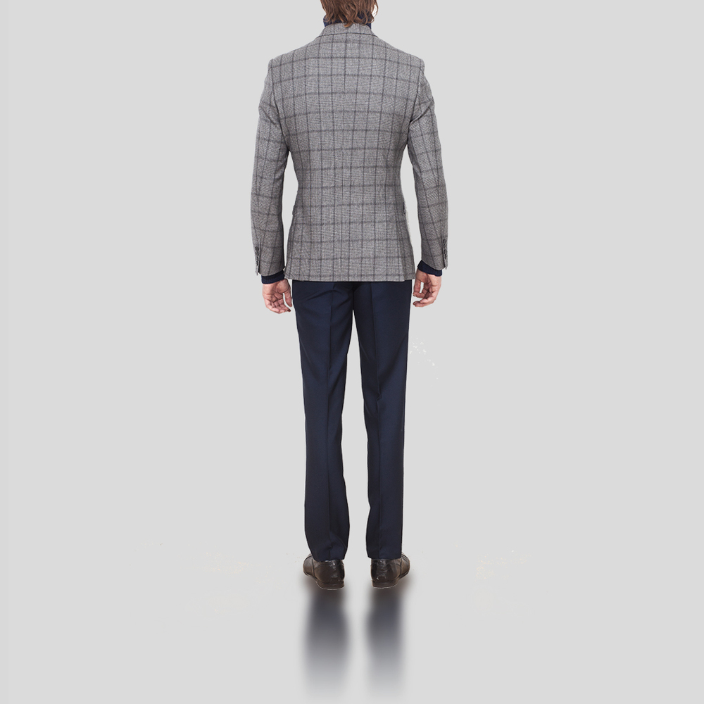 A Reloaded Prince of Wales Windowpane Check Double B