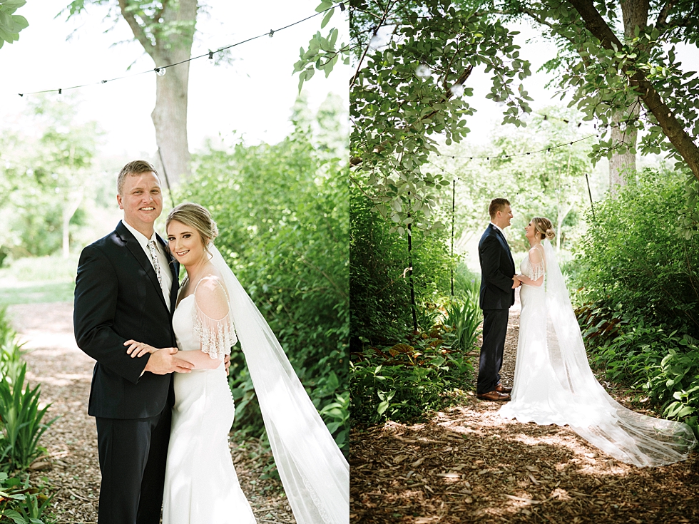  Dreamy bridals for this southern bride and groom at Locust Grove in Louisville Kentucky. spring wedding dress Locust Grove Louisville photographer Kentucky wedding photography by Lauren outdoor wedding bride and groom black suit floral tie bridals #