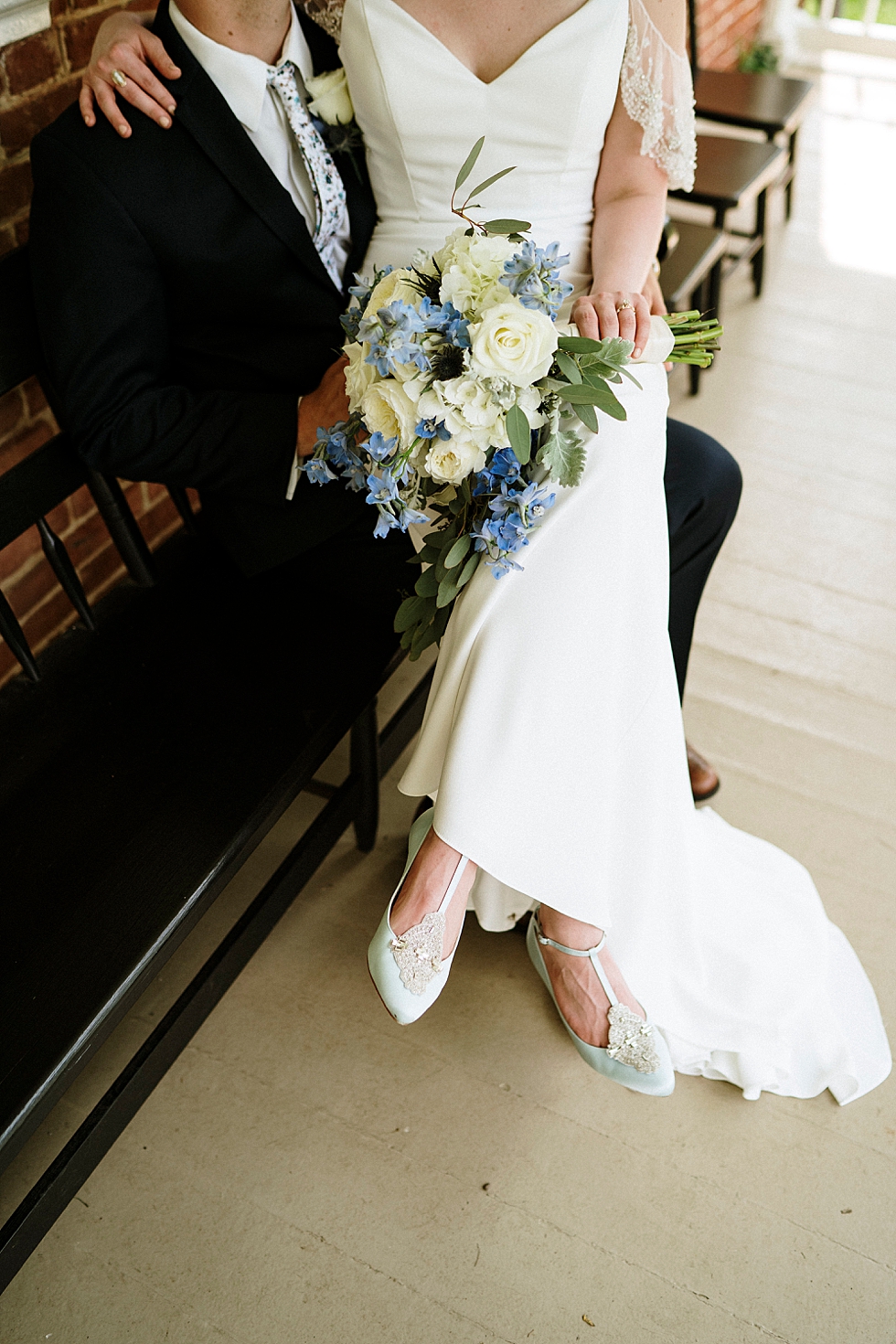  Lovely handpicked flowers for this southern spring wedding at the beautiful manor house at Locust Grove. spring wedding dress Locust Grove Louisville photographer Kentucky wedding photography by Lauren outdoor wedding bouquet bride and groom #photog