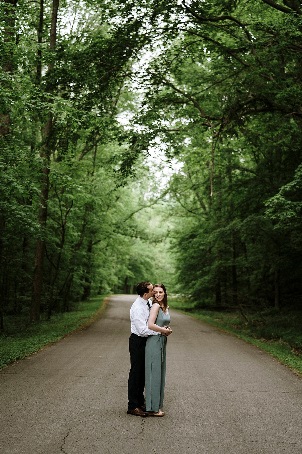  So happy they could burst at this lovely engagement shoot in the Bernheim forest in Louisville Kentucky. spring engagement photoshoot Bernheim forest Louisville Kentucky photography by Lauren fiancé wedding announcement photos love getting married s