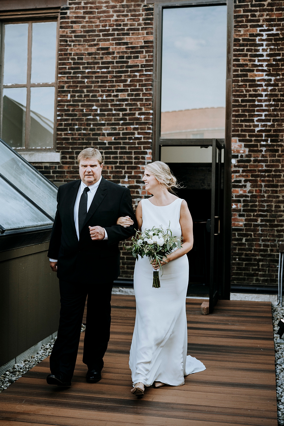  I love when the father of the bride walks his daughter down the aisle! It is so precious. #weddinggoals #weddingphotographer #married #ceremonyandreception #kentuckyphotographer #indianaphotographer #louisvillephotographer #weddingphotos #husbandand