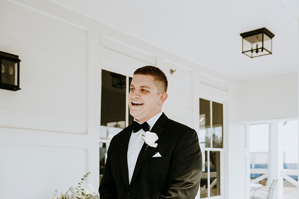  First look photo with the groom completely in love with his gorgeous bride #weddinggoals #weddingphotographer #married #ceremonyandreception #kentuckyphotographer #indianaphotographer #louisvillephotographer #weddingphotos #husbandandwife #romanticc