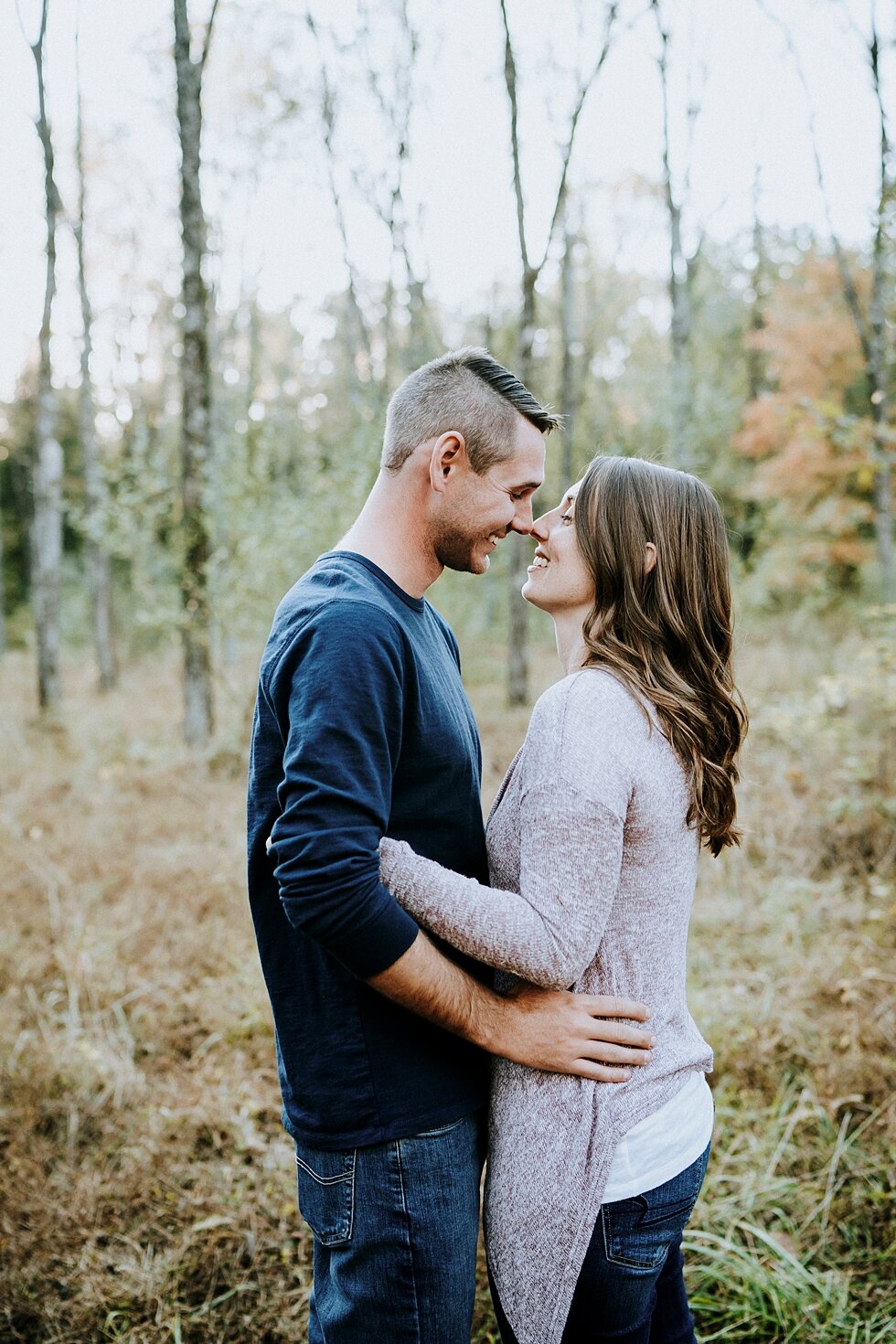  Even through almost all the leaves had fallen off the trees, this forest made for an awesome photo shoot location for this engaged couple #engagementgoals #engagementphotographer #engaged #outdoorengagement #kentuckyphotographer #indianaphotographer