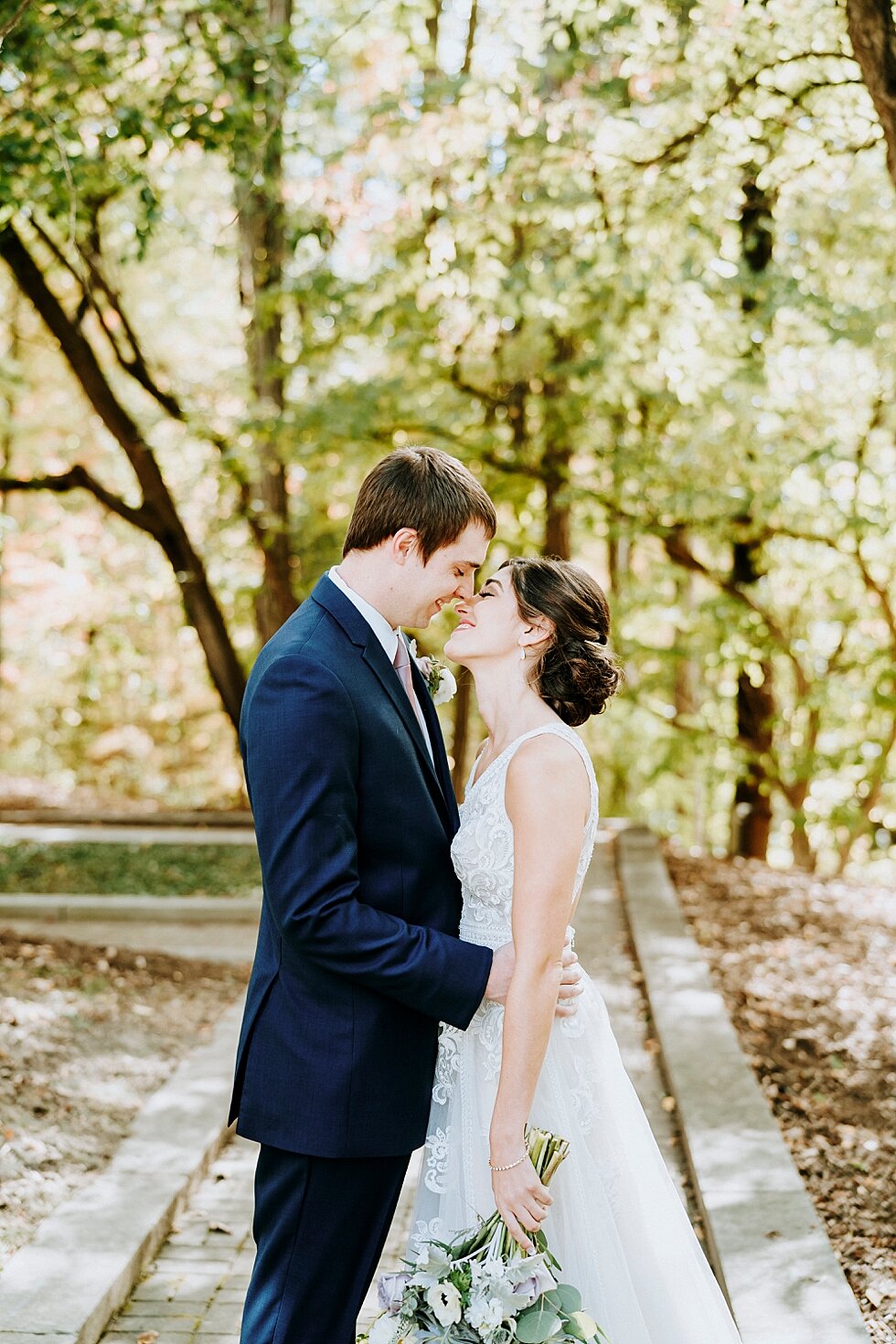 Such a sweet kiss at first look photos came to an end. #weddinggoals #weddingphotographer #married #ceremonyandreception #indianaphotographer #louisvillephotographer #weddingphotos #husbandandwife #gorgeousweddingown #thewholeweddingpackage #wedding