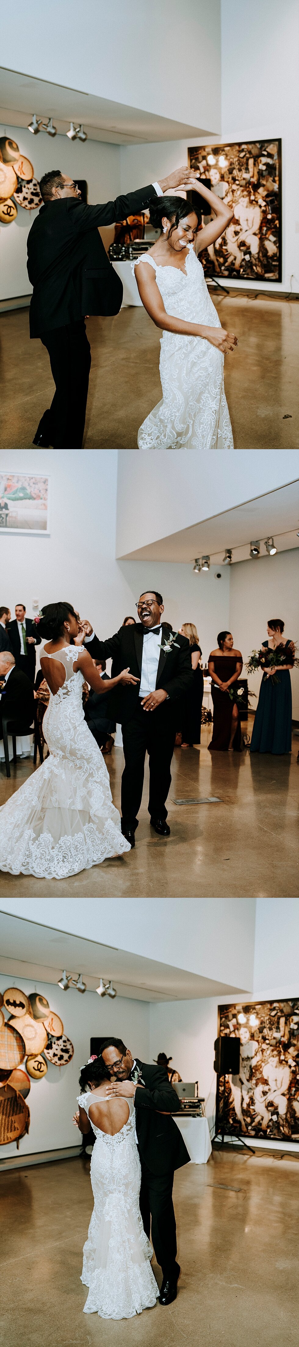  This father of the bride and his daughter sure do know how to bust a move! #weddinggoals #weddingphotographer #married #ceremonyandreception #indianaphotographer #louisvillephotographer #weddingphotos #husbandandwife #gorgeousweddingown #thewholewed