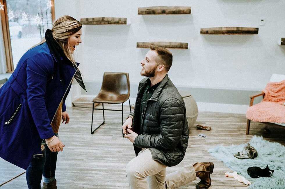  She was so surprised! What an amazing proposal! #engagementgoals #proposalphotographer #engaged #photographedengagement #kentuckyphotographer #indianaphotographer #louisvillephotographer #proposalphotos #savethedatephotos #popthequestion #shesaidyes