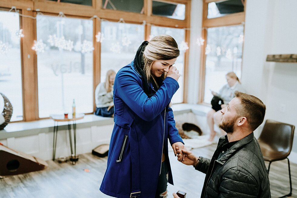 Tears have never been so sweet and sincere as proposal tears! #engagementgoals #proposalphotographer #engaged #photographedengagement #kentuckyphotographer #indianaphotographer #louisvillephotographer #proposalphotos #savethedatephotos #popthequesti