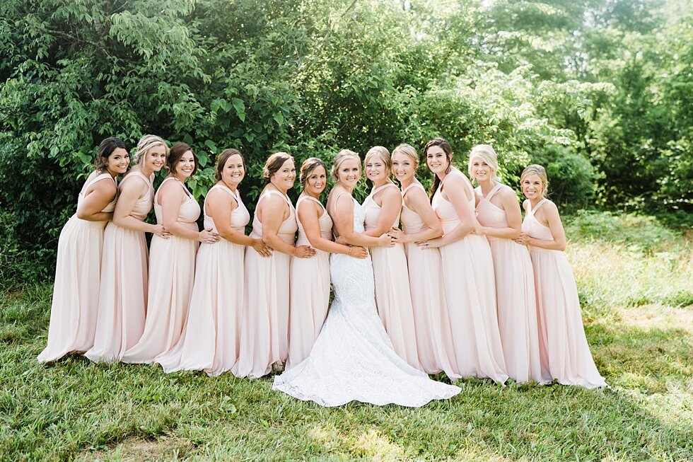  Bride and Bridesmaids  Bride and Groom having fun with their wedding party.  #thatsdarling #weddingday #weddinginspiration #weddingphoto #love #justmarried #midwestphotographer #kywedding #louisville #kentuckywedding #louisvillekyweddingphotographer