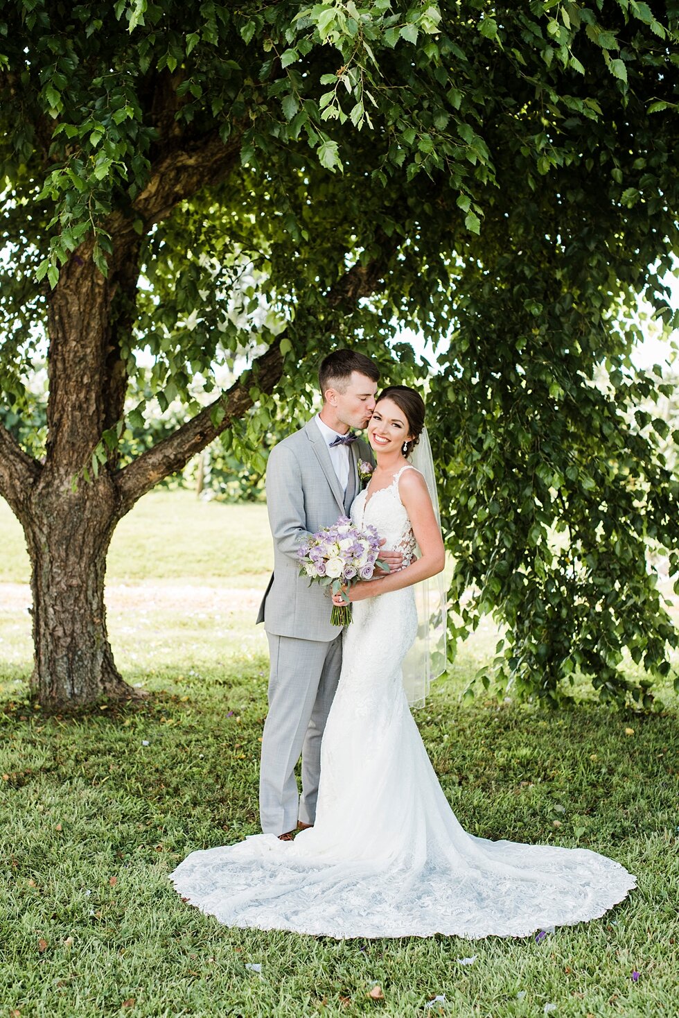  Bride and groom posing together with the gorgeous trees and leaves behind them. wedding ceremony details stunning photography married midwest louisville kentucky #weddingphoto #love #justmarried #midwestphotographer #kywedding #louisville #kentuckyw