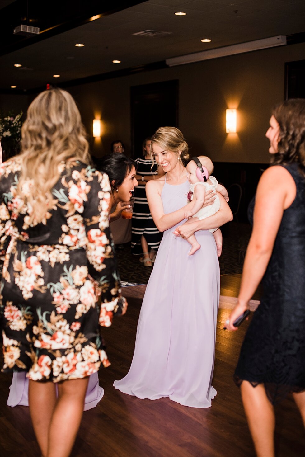  Wedding party dancing during the reception and celebrating the bride and groom. wedding ceremony details stunning photography married midwest louisville kentucky #weddingphoto #love #justmarried #midwestphotographer #kywedding #louisville #kentuckyw