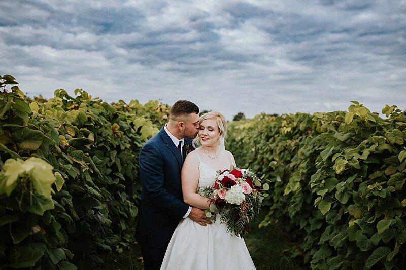  Bride and Groom portraits  in vineyard at Huber’s Orchard and Winery   #thatsdarling #weddingday #weddinginspiration #weddingphoto #love #justmarried #midwestphotographer #kywedding #louisville #kentuckywedding #louisvillekyweddingphotographer #wedd