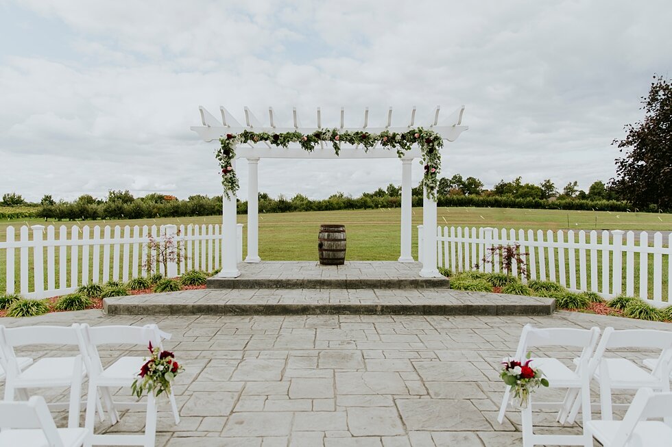  Outdoor ceremony set up for fall wedding at Huber’s Orchard and Winery   #thatsdarling #weddingday #weddinginspiration #weddingphoto #love #justmarried #midwestphotographer #kywedding #louisville #kentuckywedding #louisvillekyweddingphotographer #we