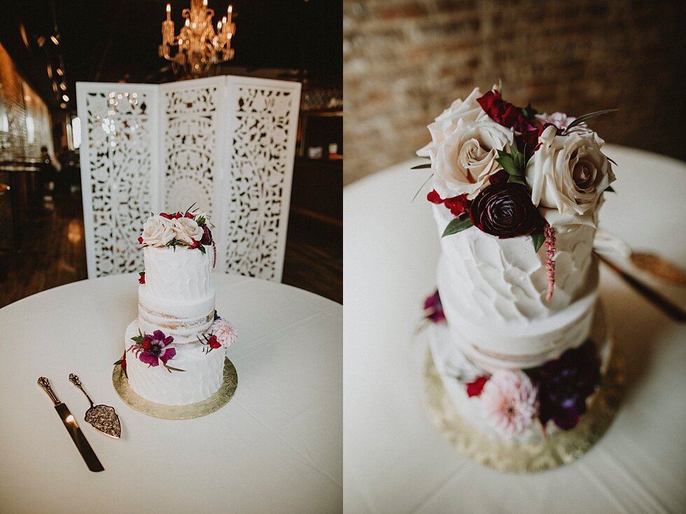  wedding cake with purple flowers at o’sheas reception   #thatsdarling #weddingday #weddinginspiration #weddingphoto #love #justmarried #midwestphotographer #kywedding #louisville #kentuckywedding #louisvillekyweddingphotographer #weddingbliss #weddi