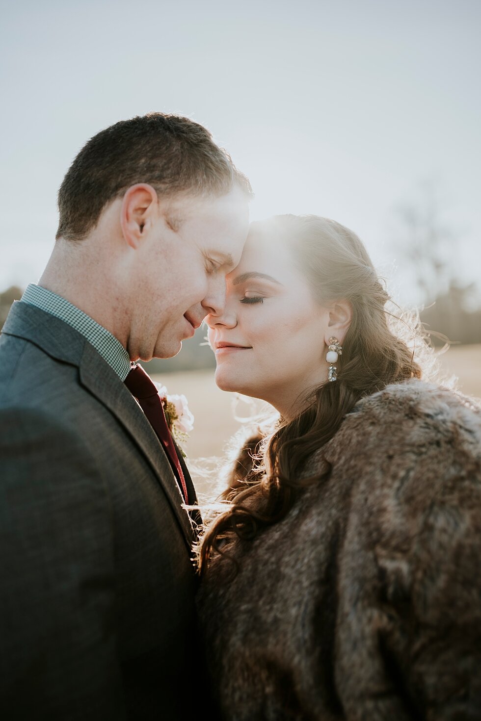  The golden hour of photography that allows this bride and groom to literally glow in Corydon, Indiana after their intimate backyard wedding. Southern wedding Indiana intimate wedding small ceremony microceremony corydon indiana professional photogra