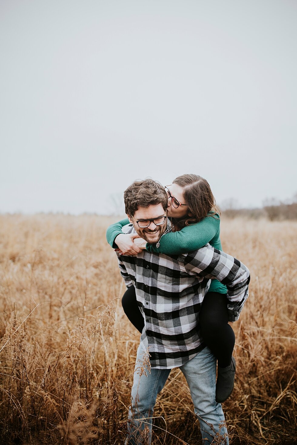  Louisville photographer winter engagement Bernheim Forest emerald green dress plaid shirt rainy day Kentucky couple outdoor engagement  #savethedates #engagementphotography   #gardenengagment   #photographyanddesignbylauren #padbl #bernheim #bernhei