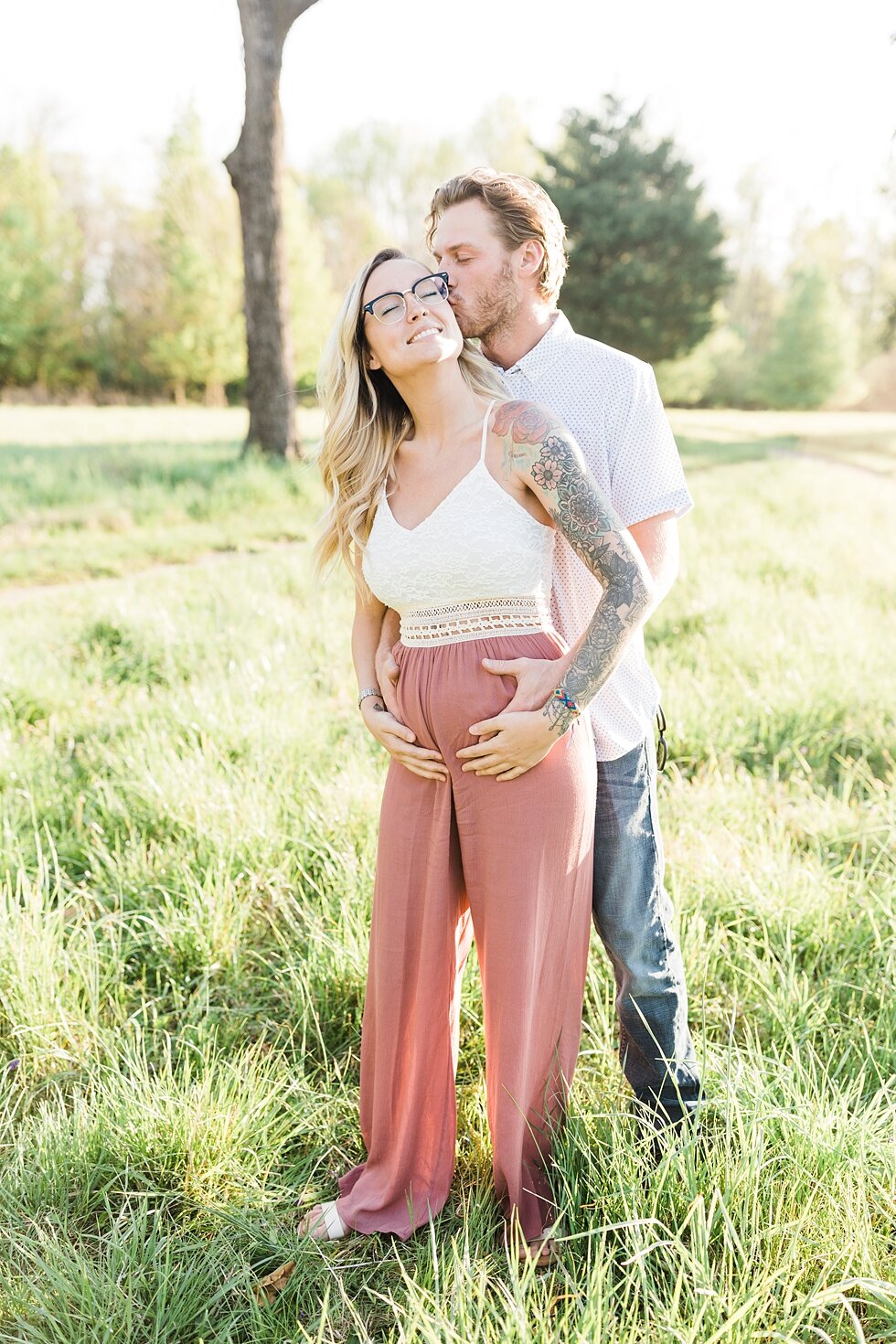  Natural laughs shared during this southern spring wedding! announcement for a southern spring session. couple baby on the way expecting excited maternity photography congratulations announcement baby coming soon #padbl #padblmaternity #padblmaternit