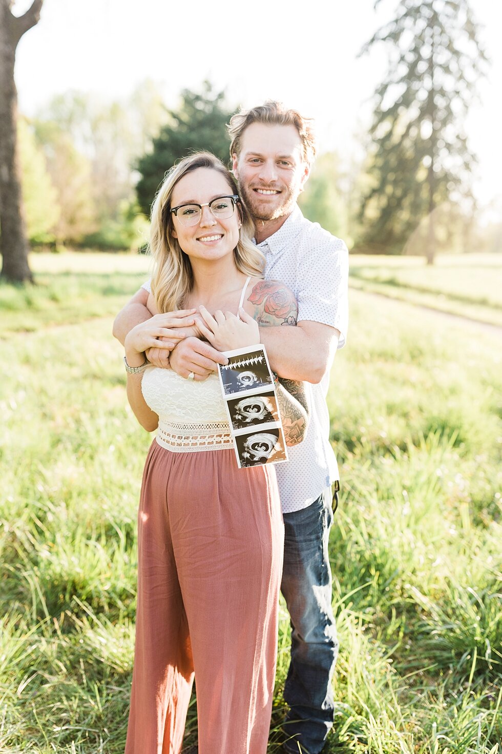  Ultrasound maternity announcement for this sweet southern couple. announcement for a southern spring session. couple baby on the way expecting excited maternity photography congratulations announcement baby coming soon #padbl #padblmaternity #padblm