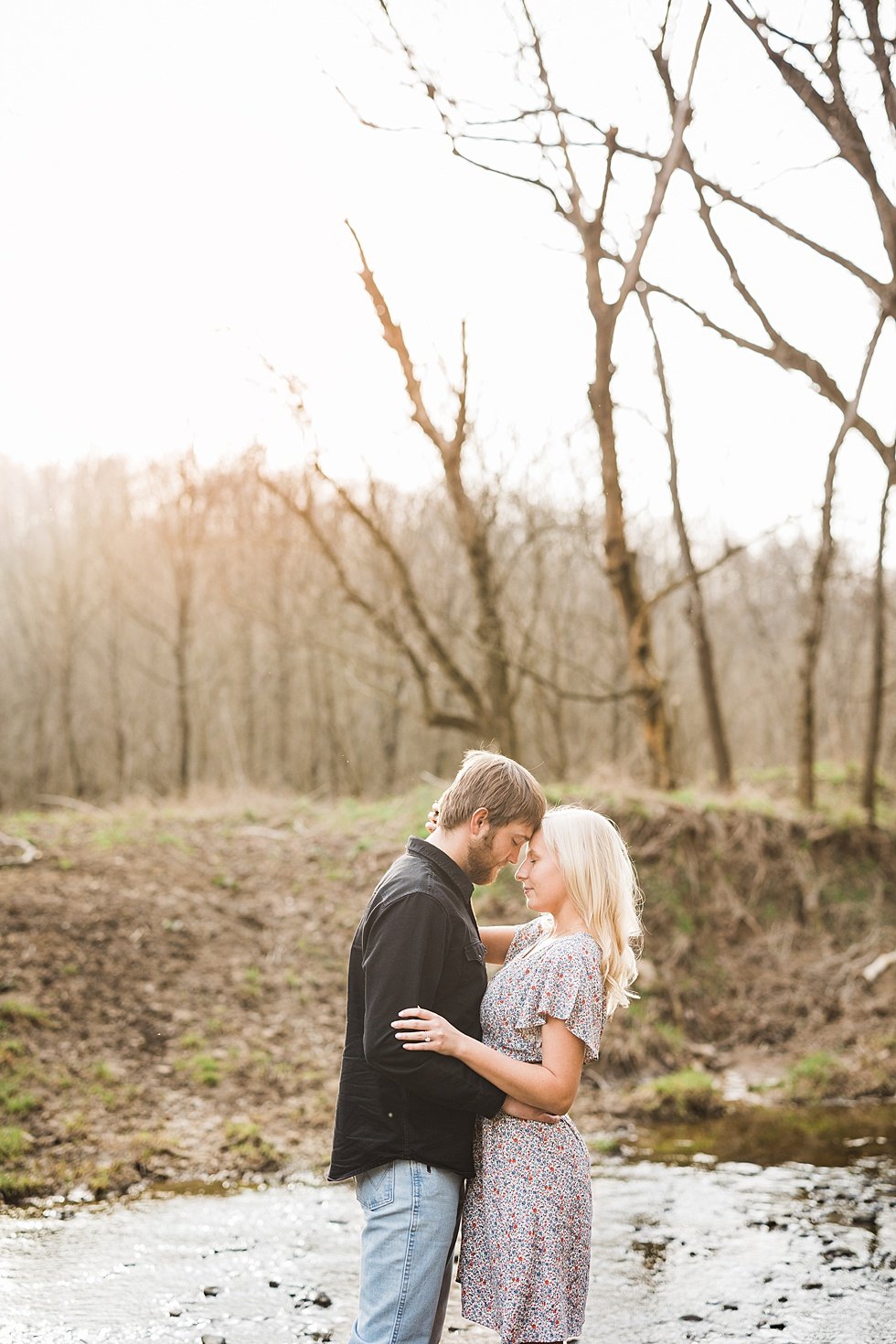  Spring engagment session in Washington, Indiana  