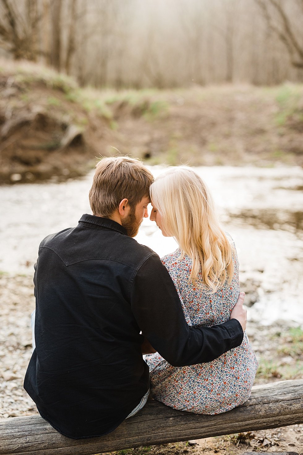  Spring engagment session in Washington, Indiana  