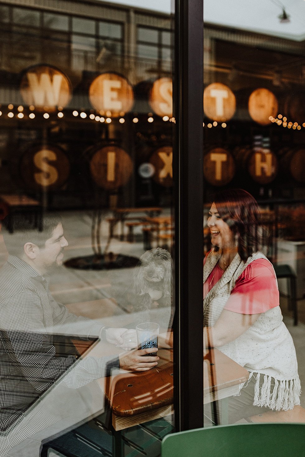  Engagement session at brewery in Nulu Louisville, Kentucky 