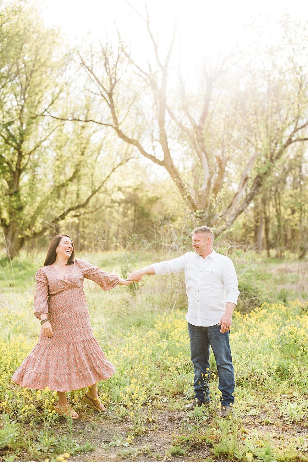  SPRING ENGAGEMENT SESSION AT CLIFTY FALLS STATE PARK MADISON, INDIANA 