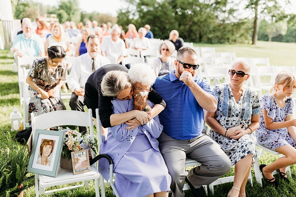  Outdoor summer wedding at Villwock Farms , Edwardsport, IN 