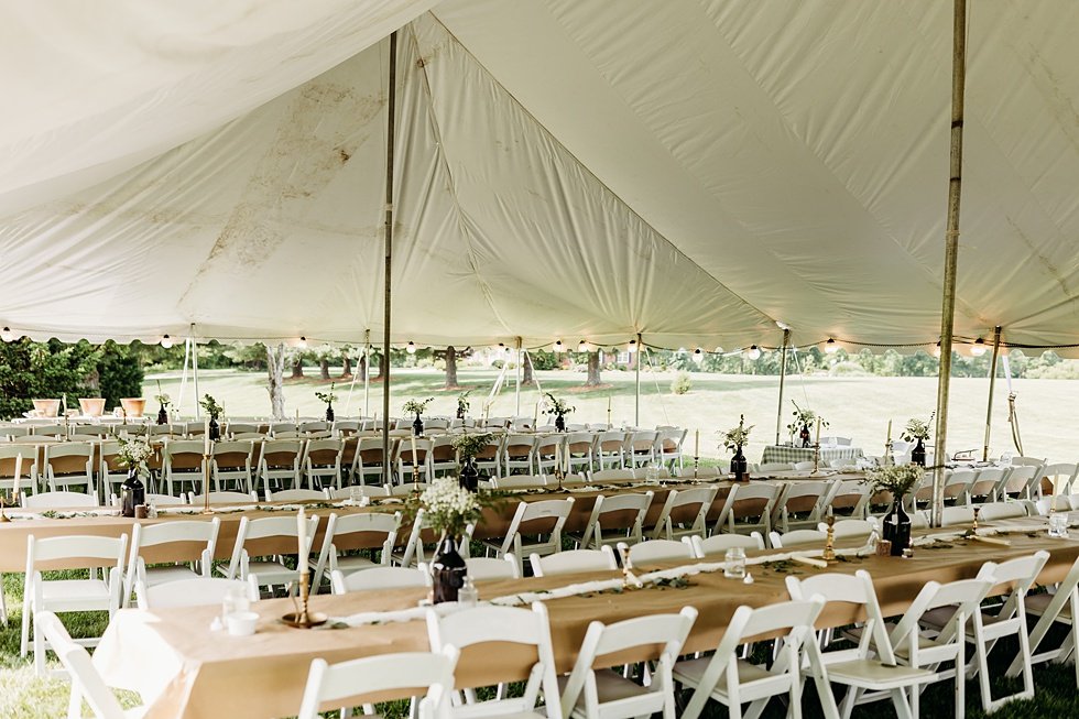  Outdoor wedding reception under tent. Outdoor summer wedding at Villwock Farms , Edwardsport, IN 