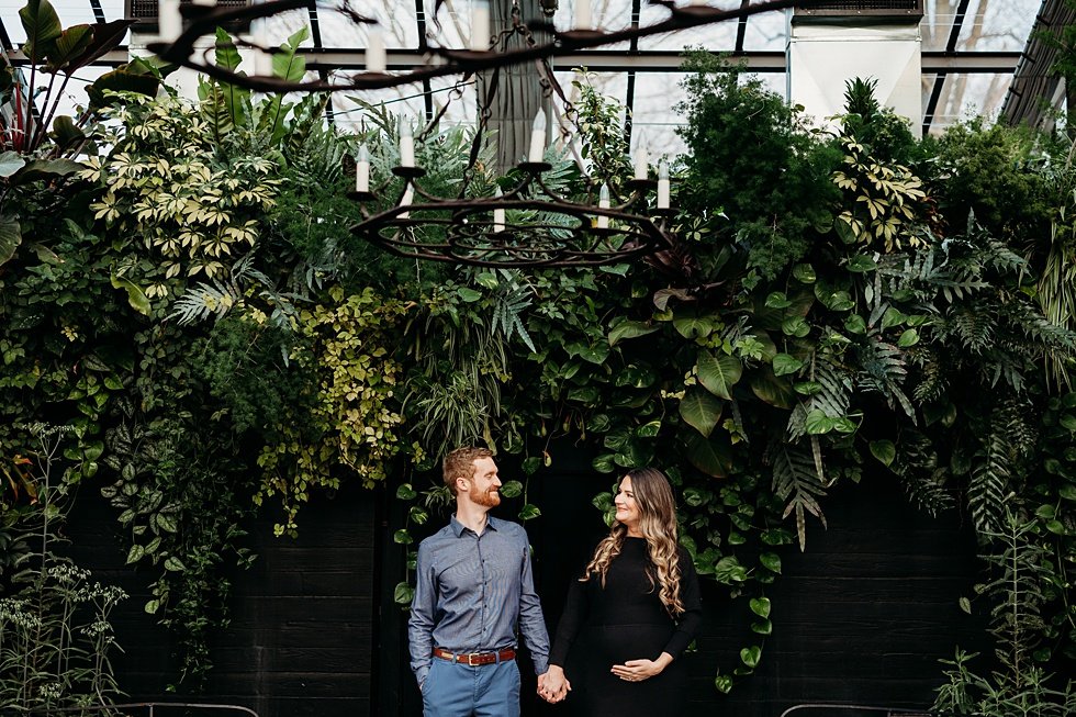  Maternity session at greenhouse and horse farm, Prospect Kentucky 