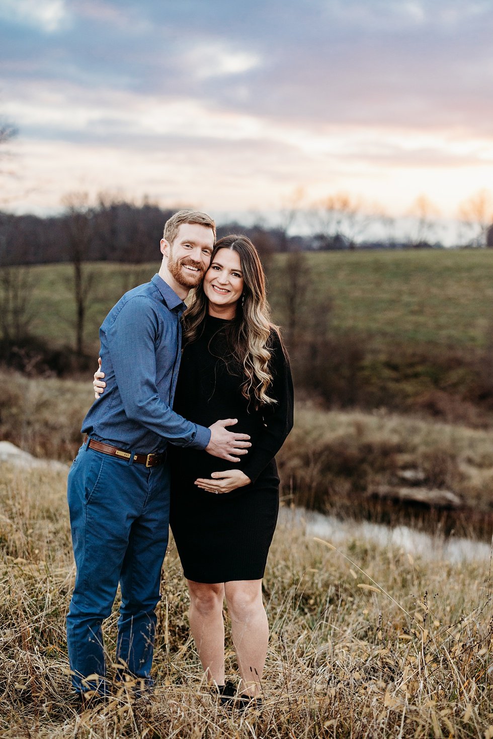  Maternity session at greenhouse and horse farm, Prospect Kentucky 