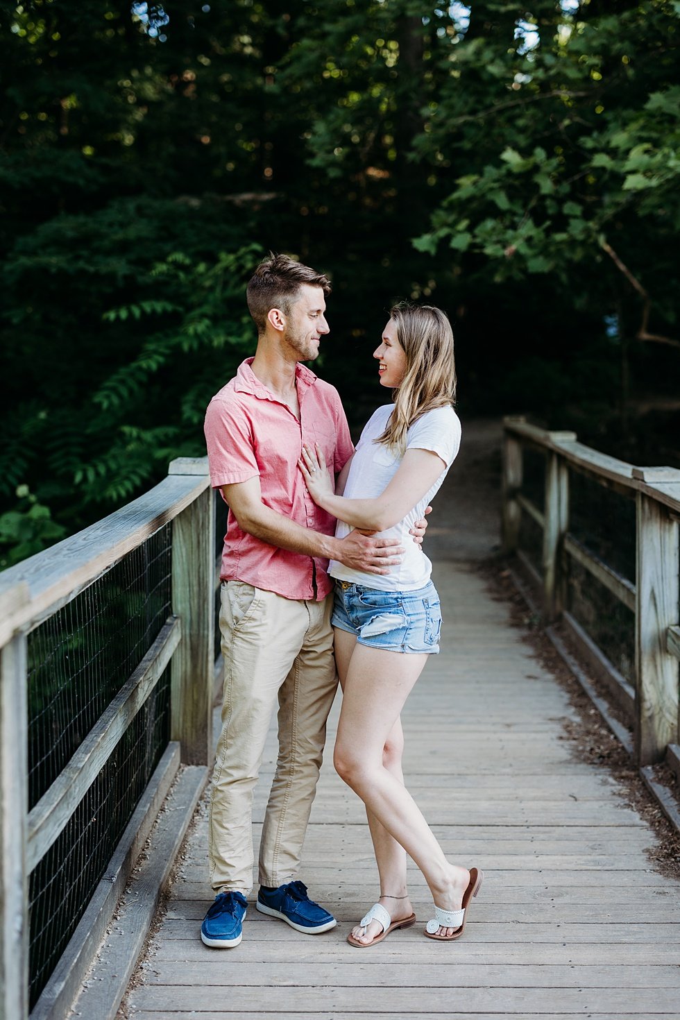  A surprise proposal and engagement session at Bernheim forest. 