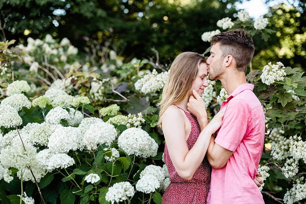  A surprise proposal and engagement session at Bernheim forest. 