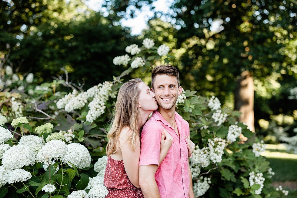  A surprise proposal and engagement session at Bernheim forest. 