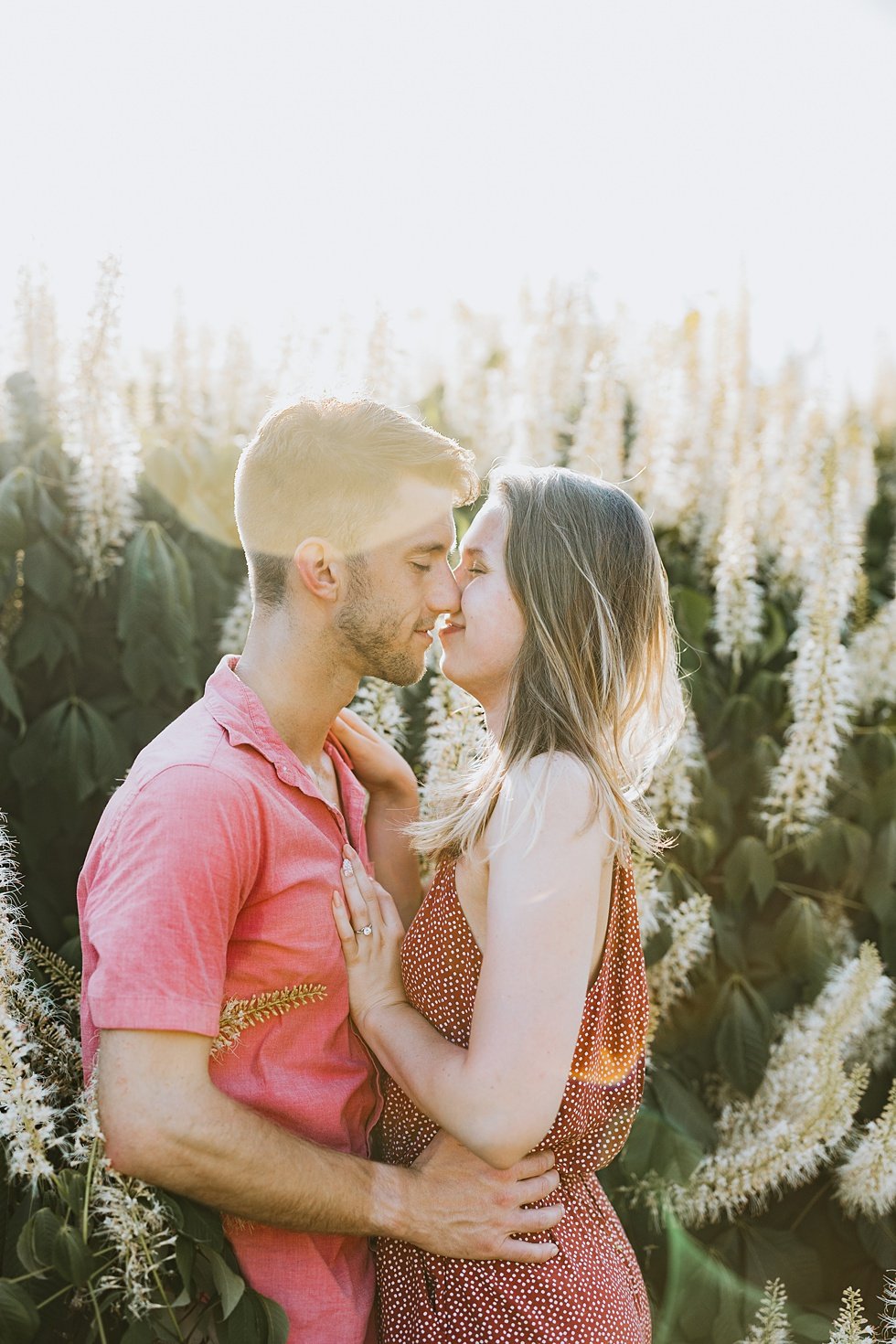  A surprise proposal and engagement session at Bernheim forest. 