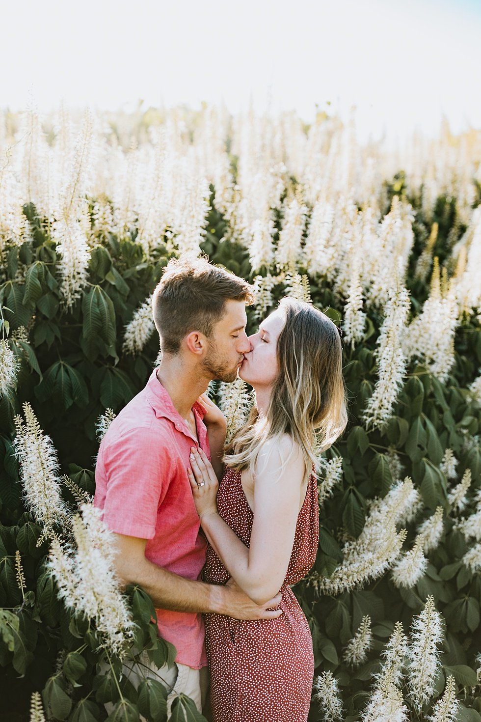  A surprise proposal and engagement session at Bernheim forest. 