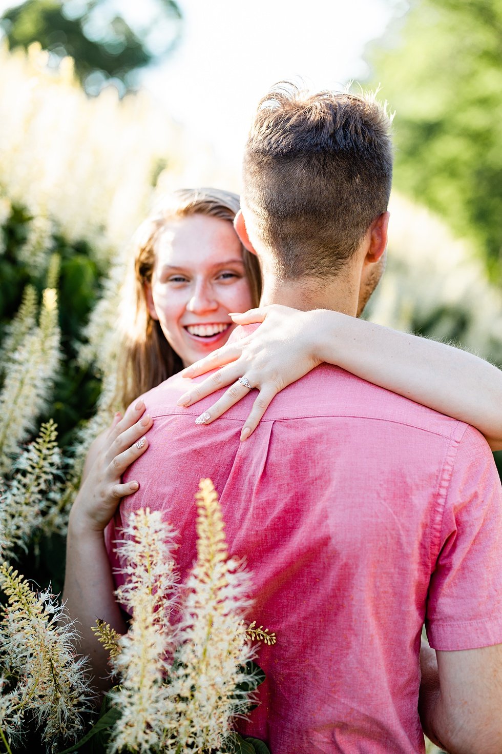  A surprise proposal and engagement session at Bernheim forest. 