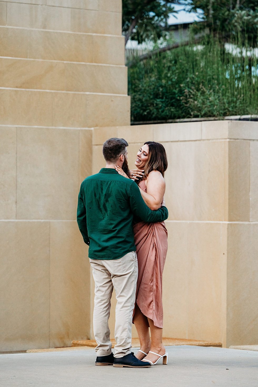  A surprise proposal and engagement session on the  Belvedere Louisville, Kentucky. 