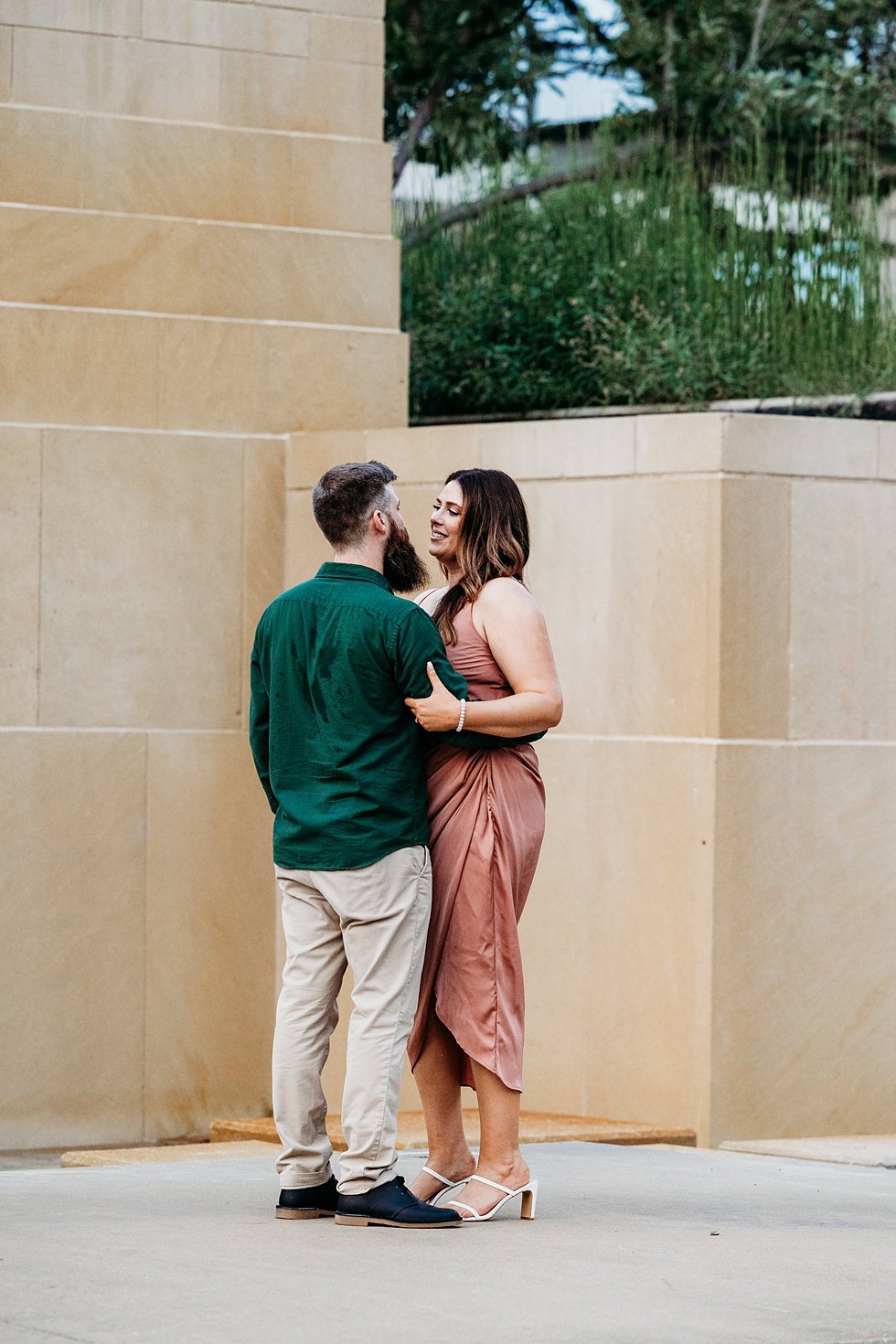  A surprise proposal and engagement session on the  Belvedere Louisville, Kentucky. 