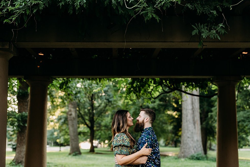  Picnic session in central park  followed by a surprise proposal and engagement session on the  Belvedere Louisville, Kentucky. 